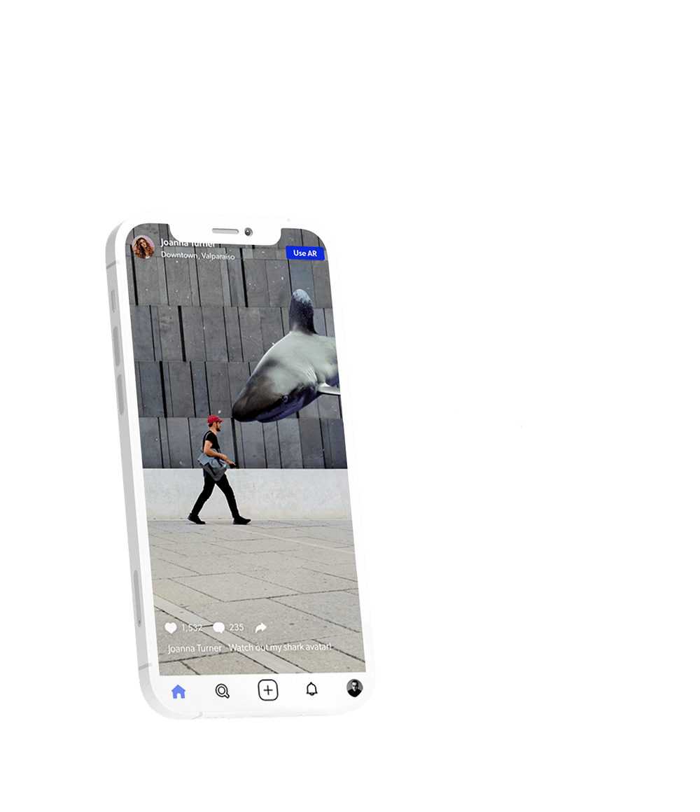 Phone displaying Superworld App