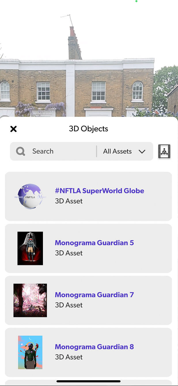 Phone View 3D Objects